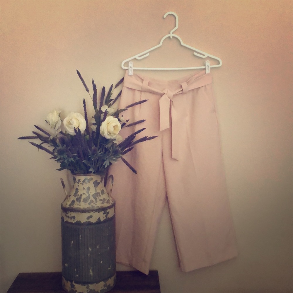 Pink Cropped Pant